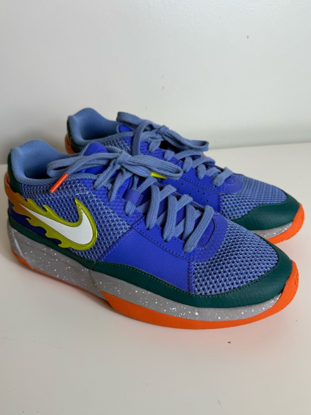 Nike Ja 1 GS Hunger Game Royal University Gold FN4398-400 Kid Size 7Y Basketball